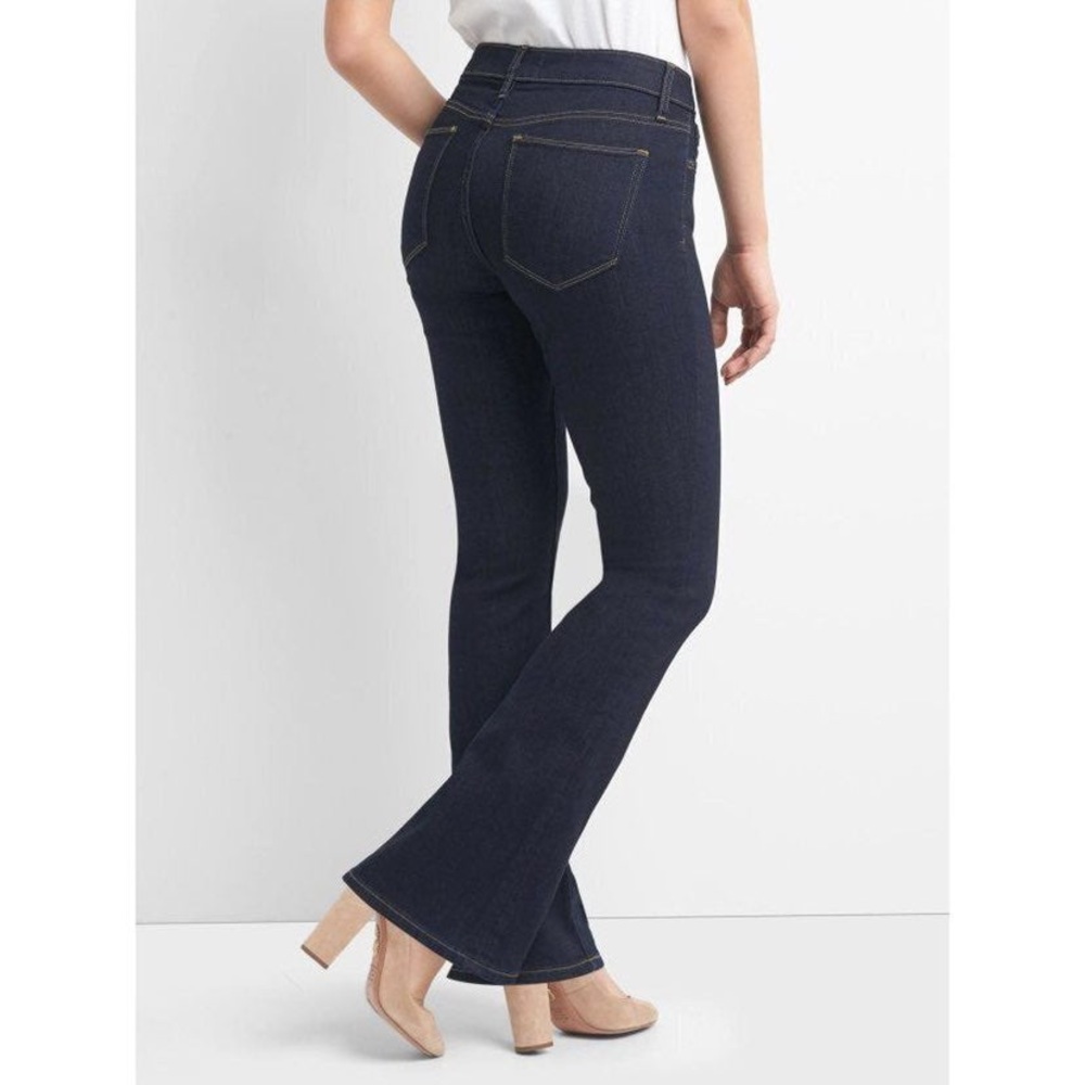 Gap Women’s Curvy Dark Rinse Jeans, 31S - Picture 2 of 8